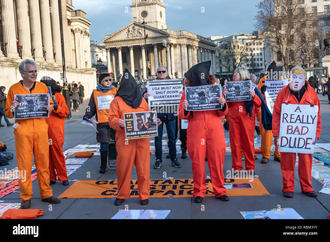 Its Illegal To Torture Prisoners And >> London Uk 11th January 2019 Members Of The Guantanamo Justice Its Illegal To Torture Prisoners And >> London Uk 11th January 2019 Members Of The Guantanamo Justice