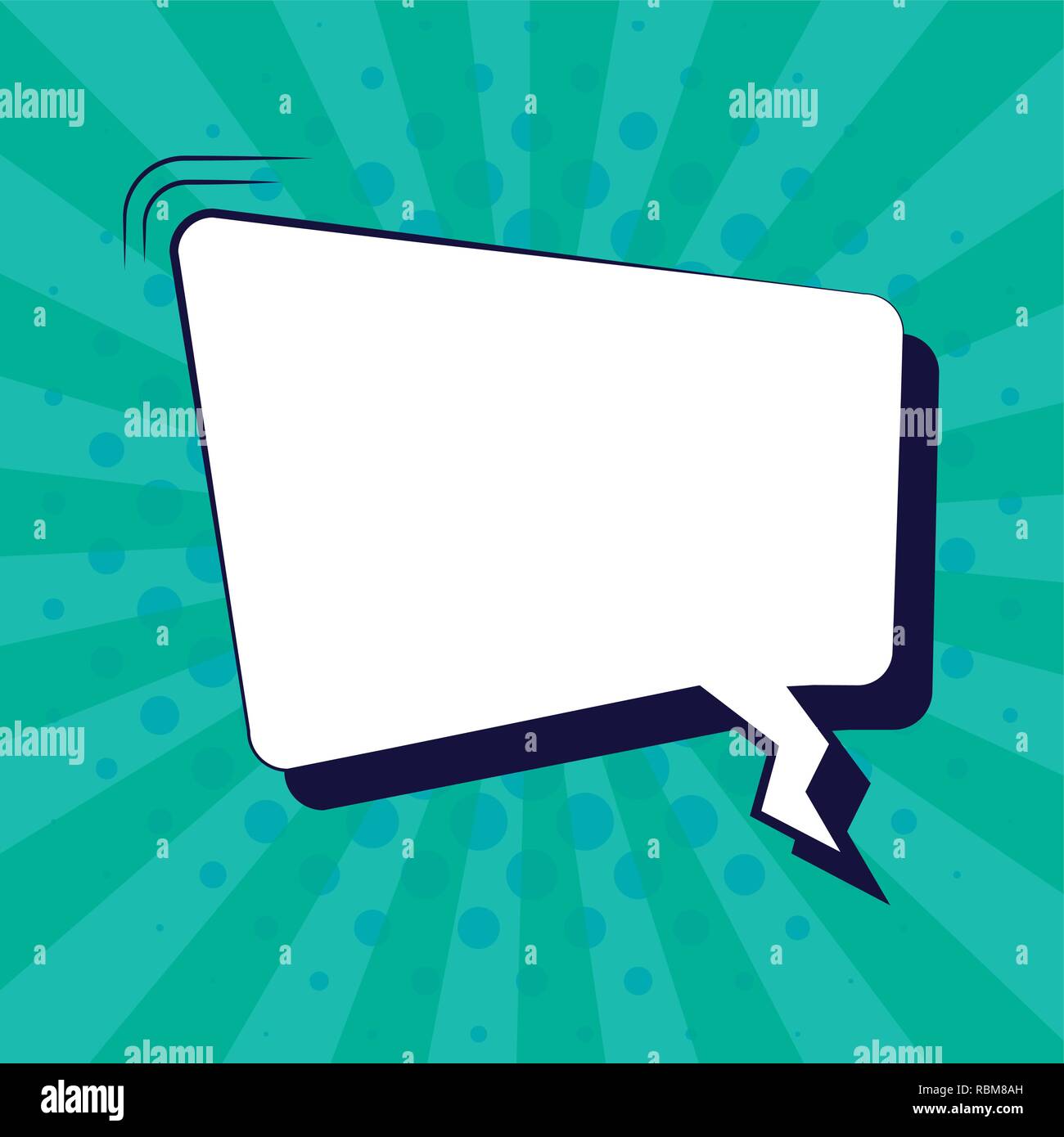 speech bubble pop art style vector illustration design Stock Vector ...