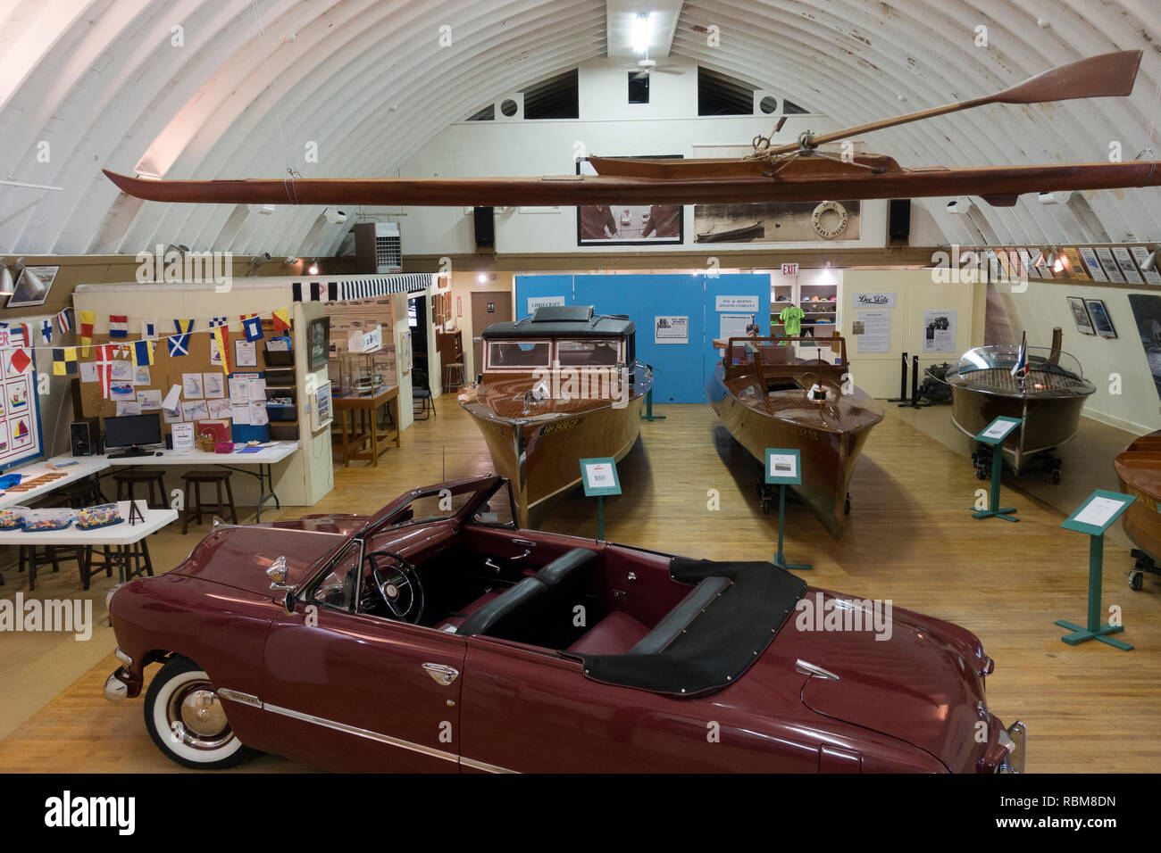 NH Boat Museum in Wolfeboro New Hampshire Stock Photo Alamy