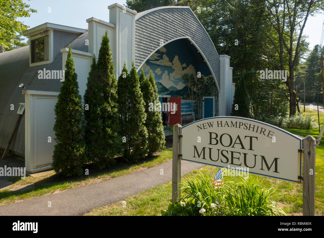 NH Boat Museum in Wolfeboro New Hampshire Stock Photo Alamy
