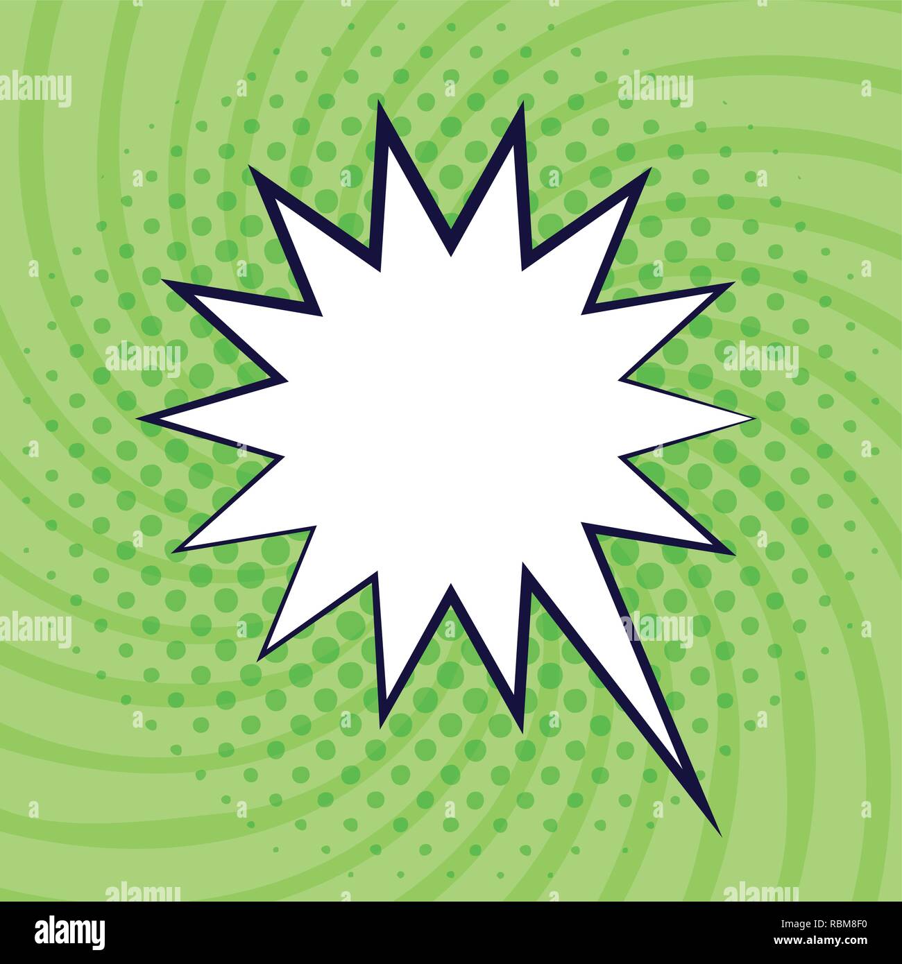 speech bubble pop art style vector illustration design Stock Vector ...