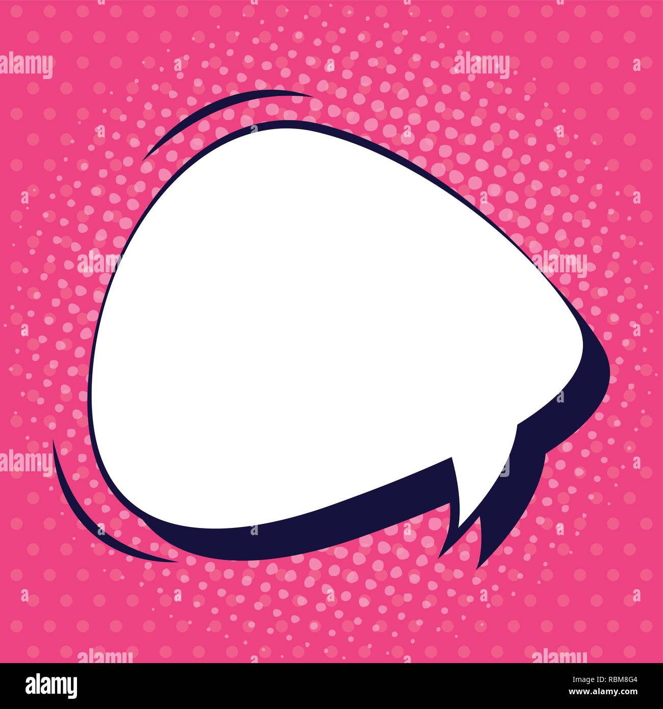 speech bubble pop art style vector illustration design Stock Vector ...