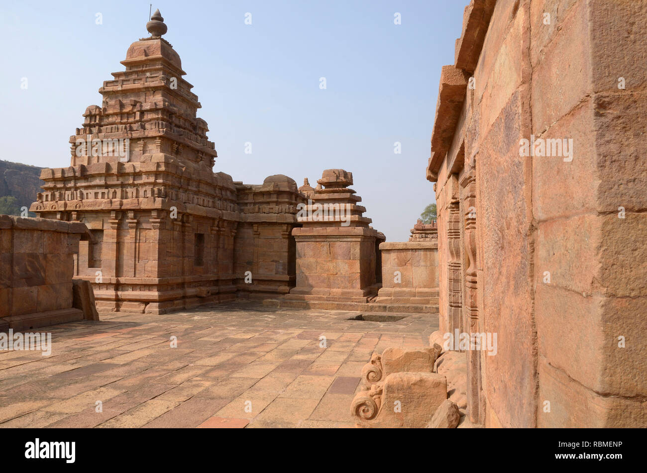 Bhutanatha Temple, Badami, Bagalkot, Karnataka, India, Asia Stock Photo