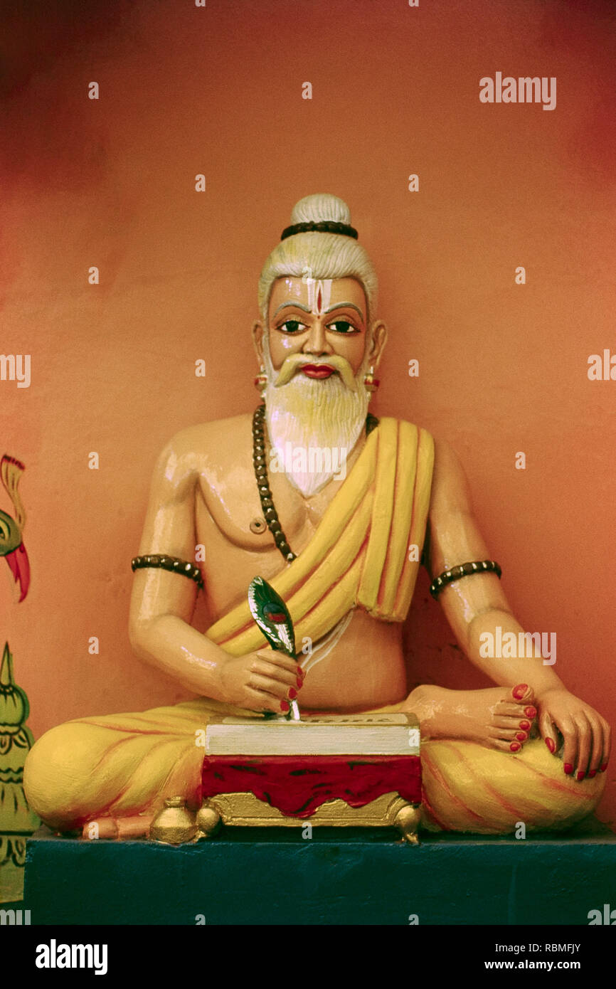 Statue of Valmiki, author of Ramayana , Chitrakoot, Satna , Bundelkhand , Madhya Pradesh , India, Asia Stock Photo