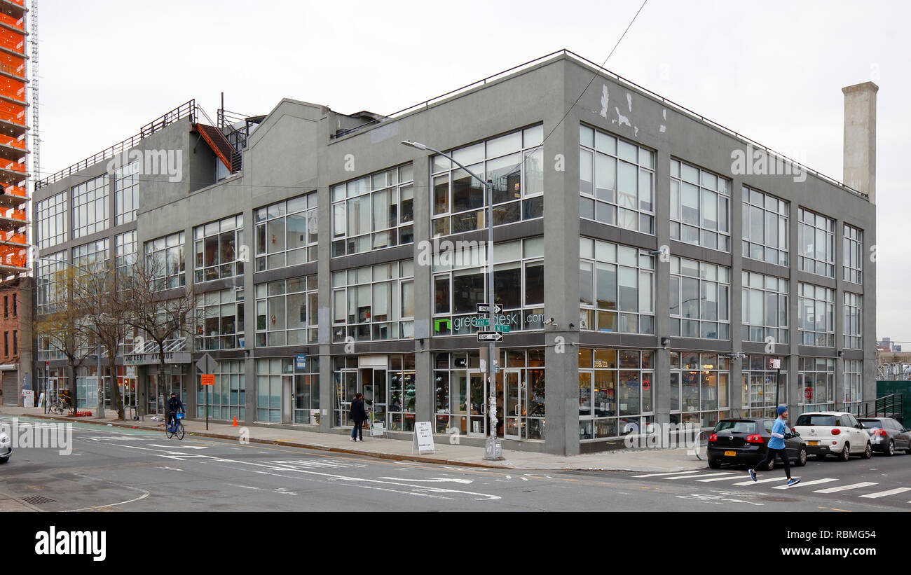 Green Desk, 240 Kent Ave, Brooklyn, NY. exterior of an office and