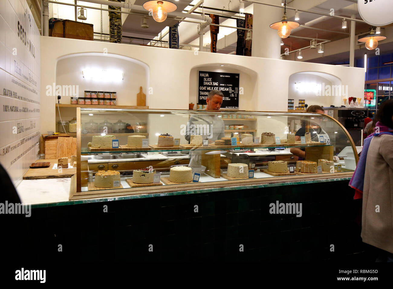 Seed + Mill in the Chelsea Market, New York, NY Stock Photo Alamy