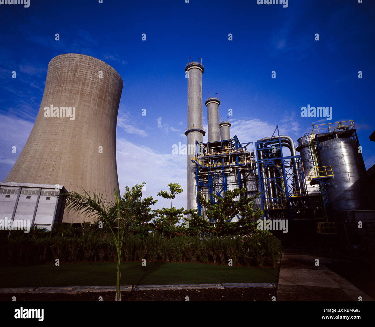 Power plant, Gujarat, India, Asia Stock Photo Alamy