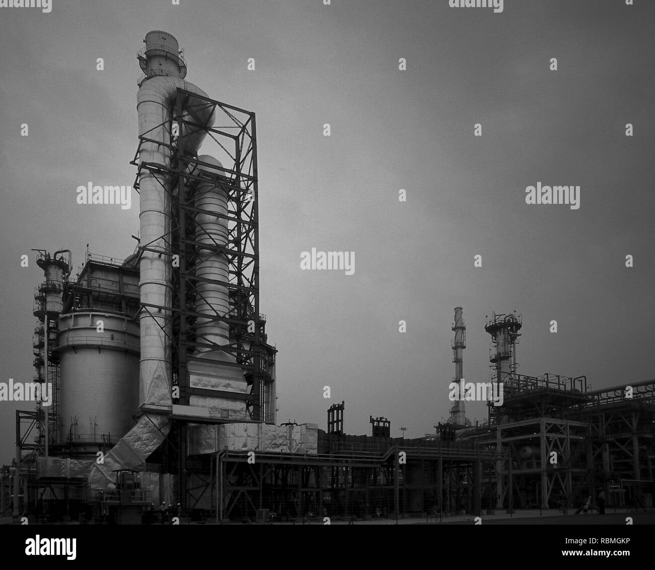 Oil India Refinery Black and White Stock Photos & Images Alamy