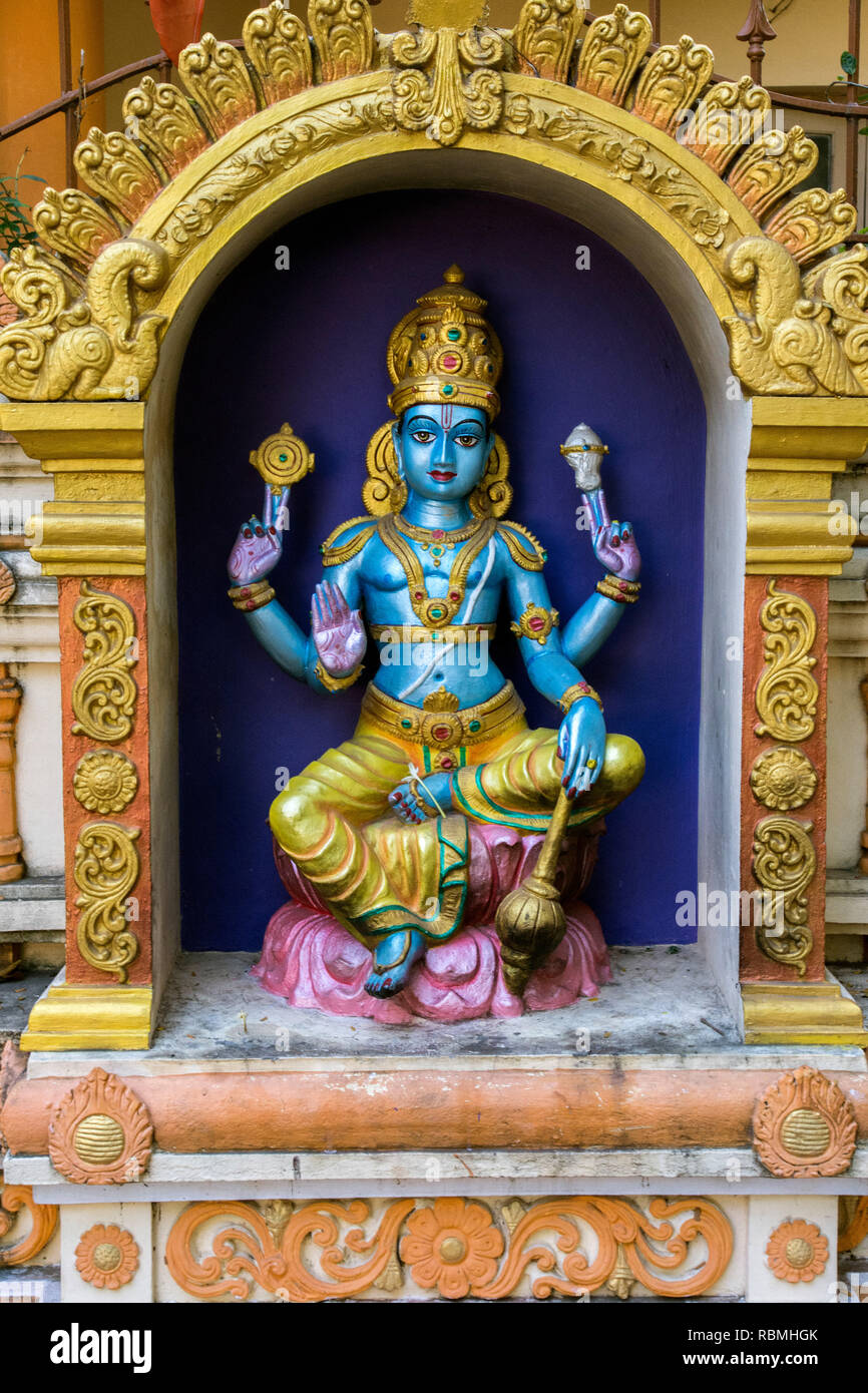 Lord Vishnu idol, Rajahmundry, Andhra Pradesh, India, Asia Stock Photo