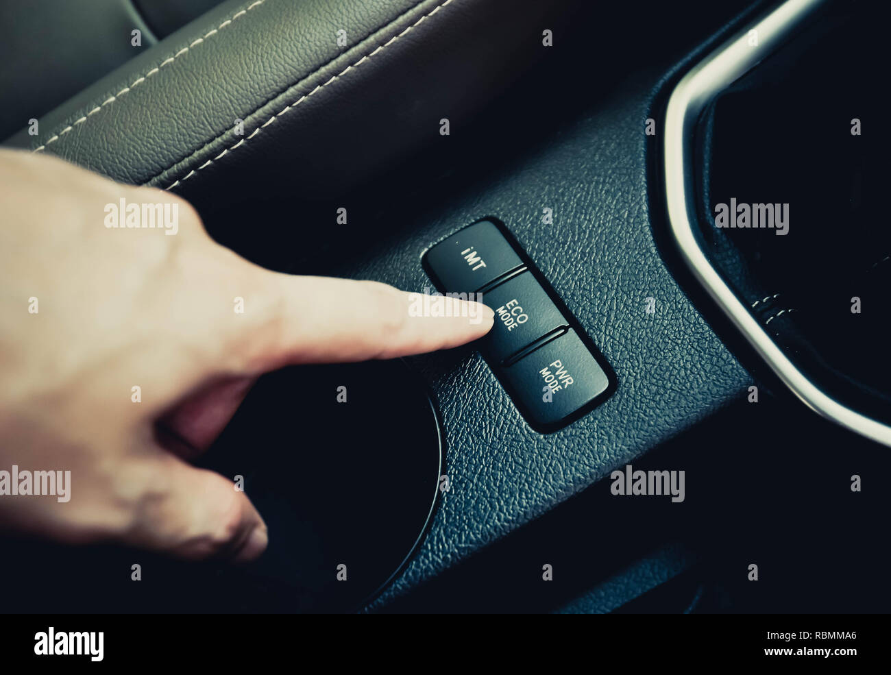 Eco mode car / Hand finger press button eco mode in car for push Energy