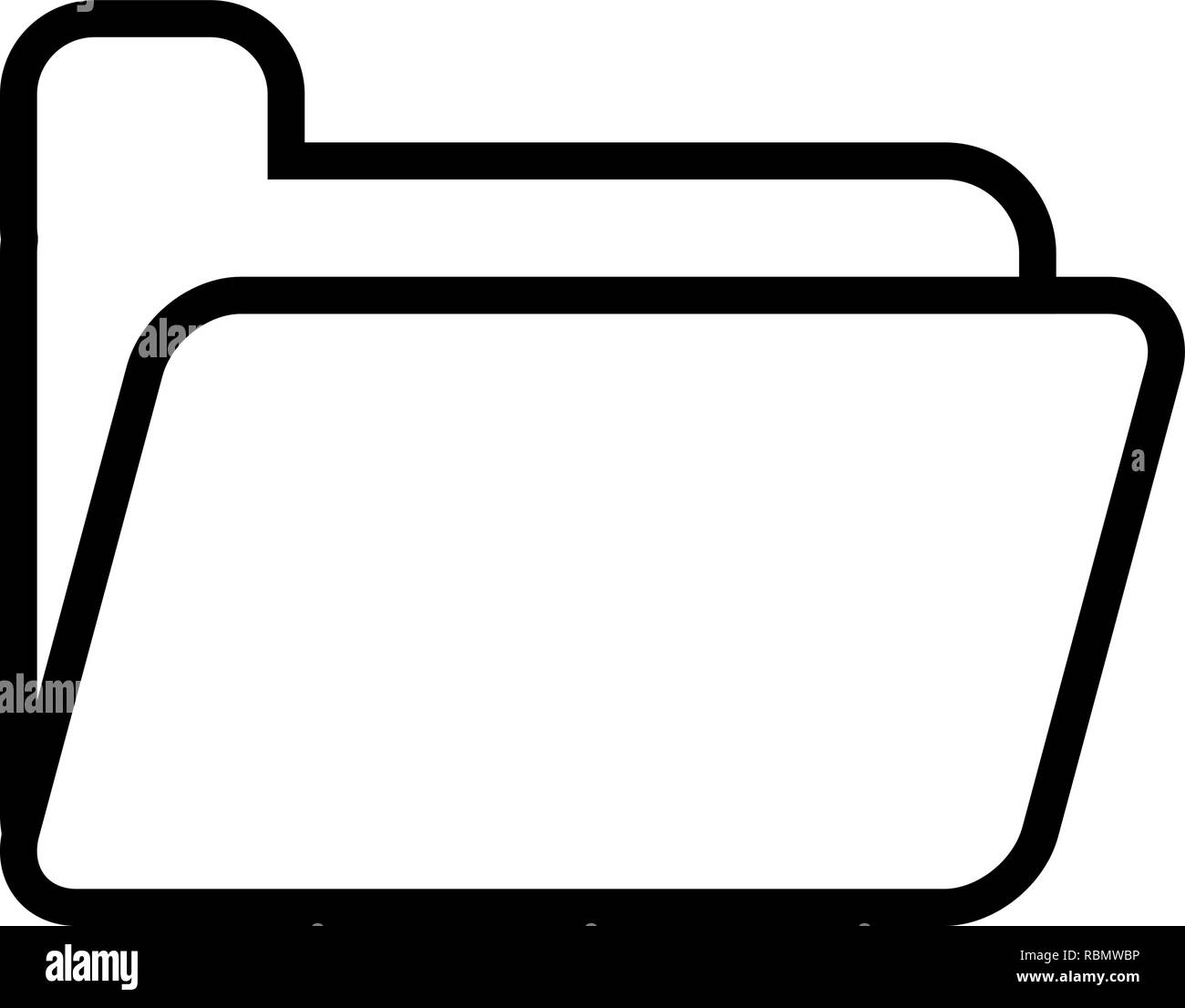 Vector Folder Icon Stock Vector Image & Art - Alamy
