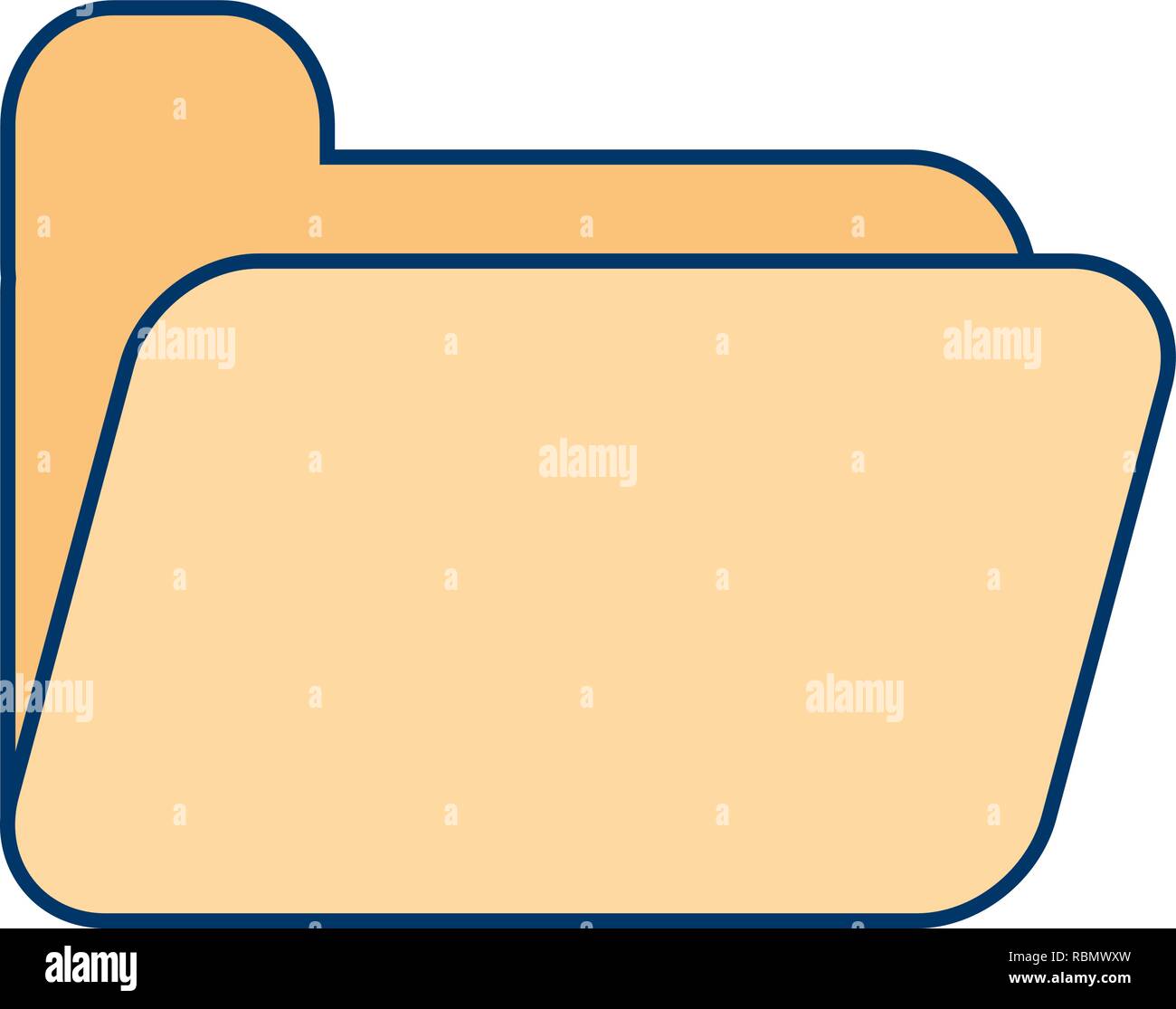 Vector Folder Icon Stock Vector Image & Art - Alamy