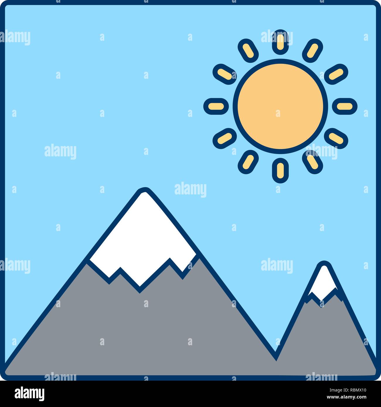 Vector Picture Icon Stock Vector Image & Art - Alamy