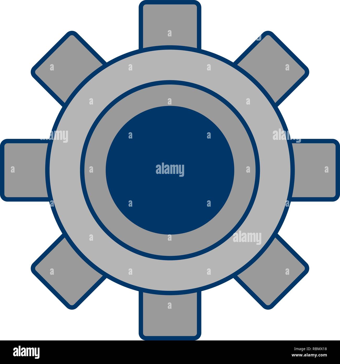 Vector Settings Icon Stock Vector Image & Art - Alamy