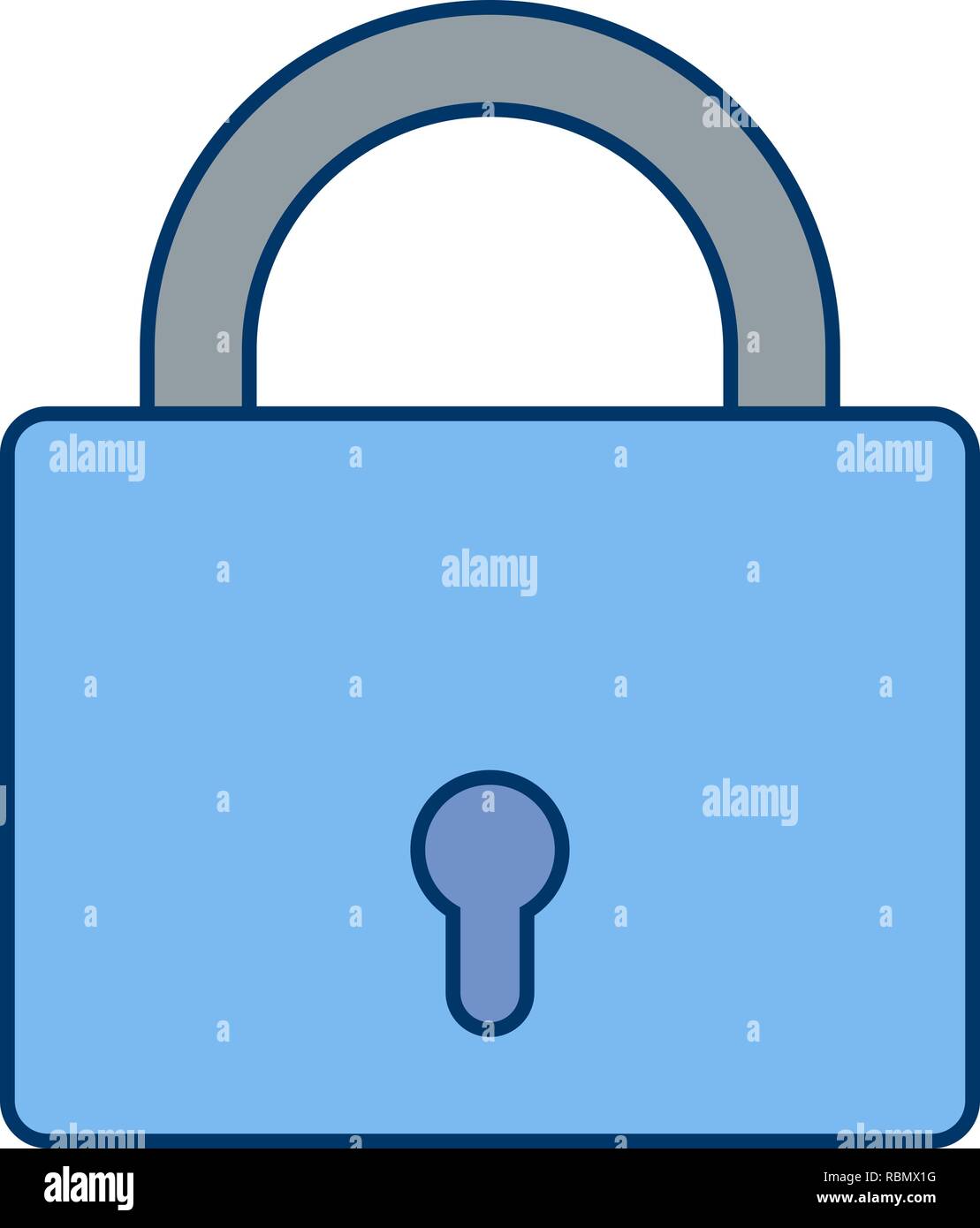 Vector Lock Icon Stock Vector