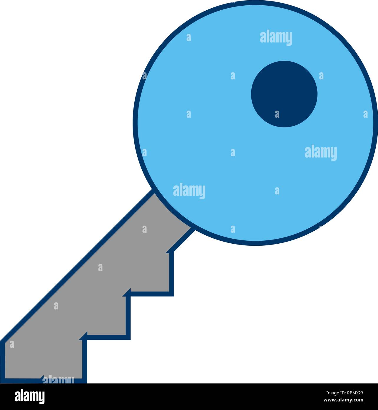Vector Key Icon Stock Vector