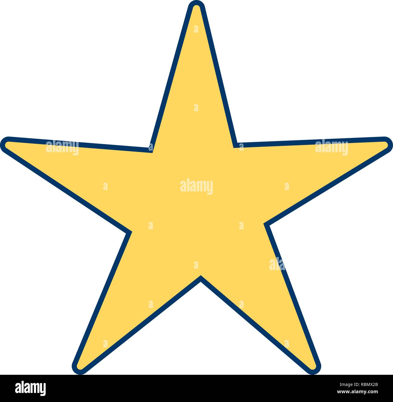 Vector Star Icon Stock Vector