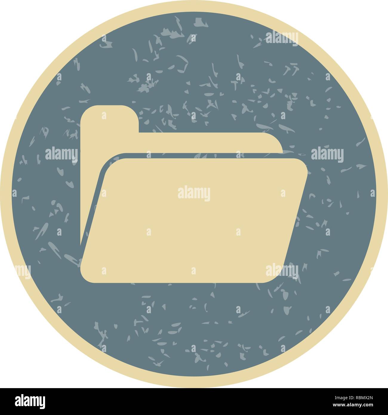 Vector Folder Icon Stock Vector
