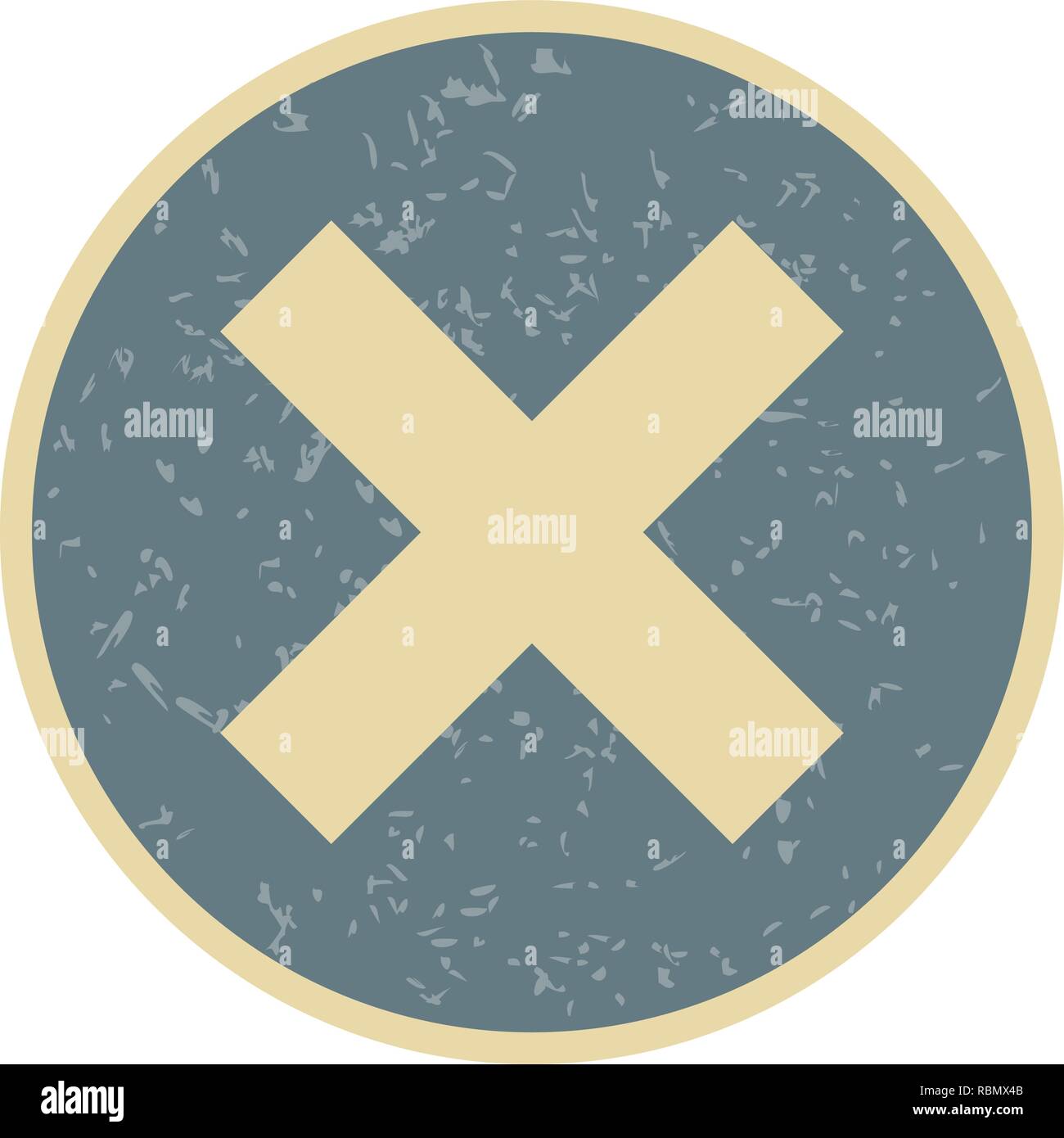 Vector Cancel Icon Stock Vector