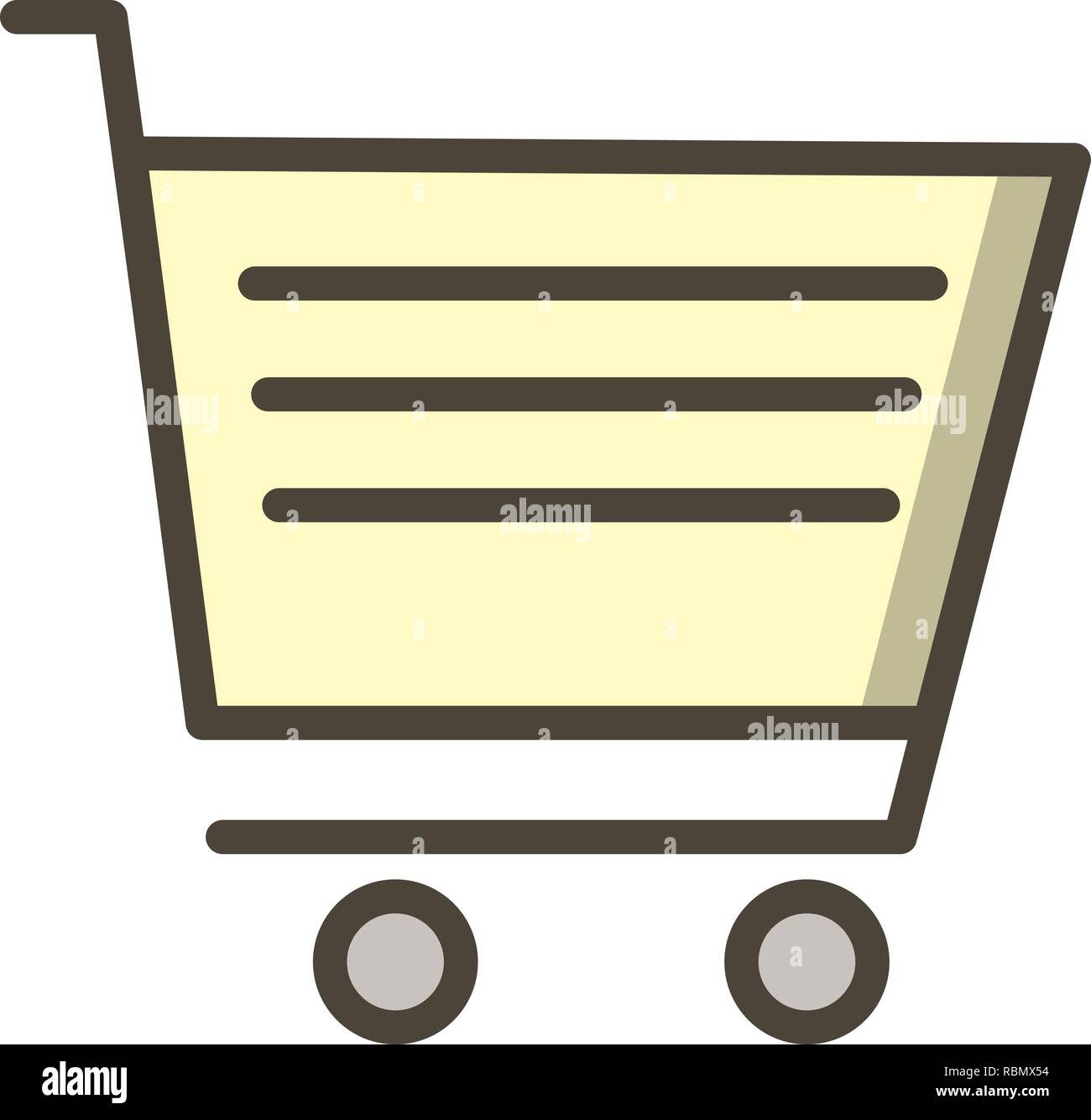 Vector Cart Icon Stock Vector