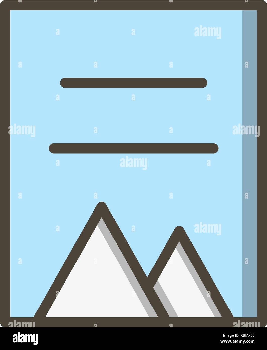 Vector Document Icon Stock Vector