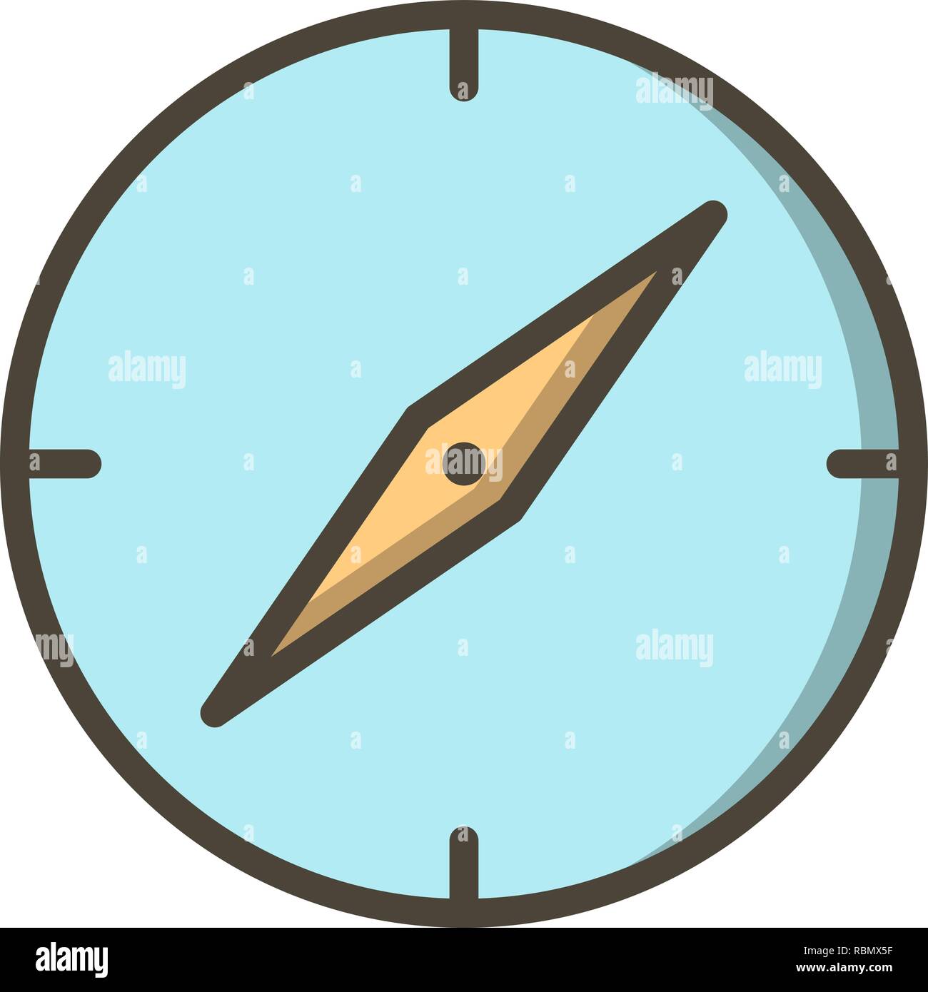 Vector Compass Icon Stock Vector Image & Art - Alamy