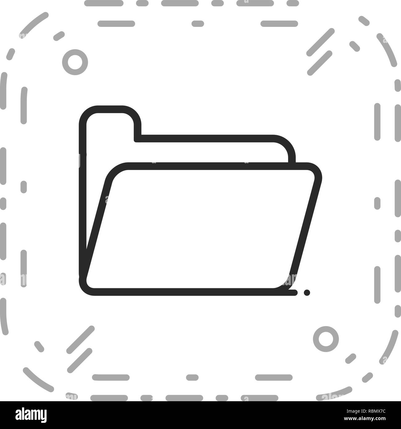 Vector Folder Icon Stock Vector Image & Art - Alamy