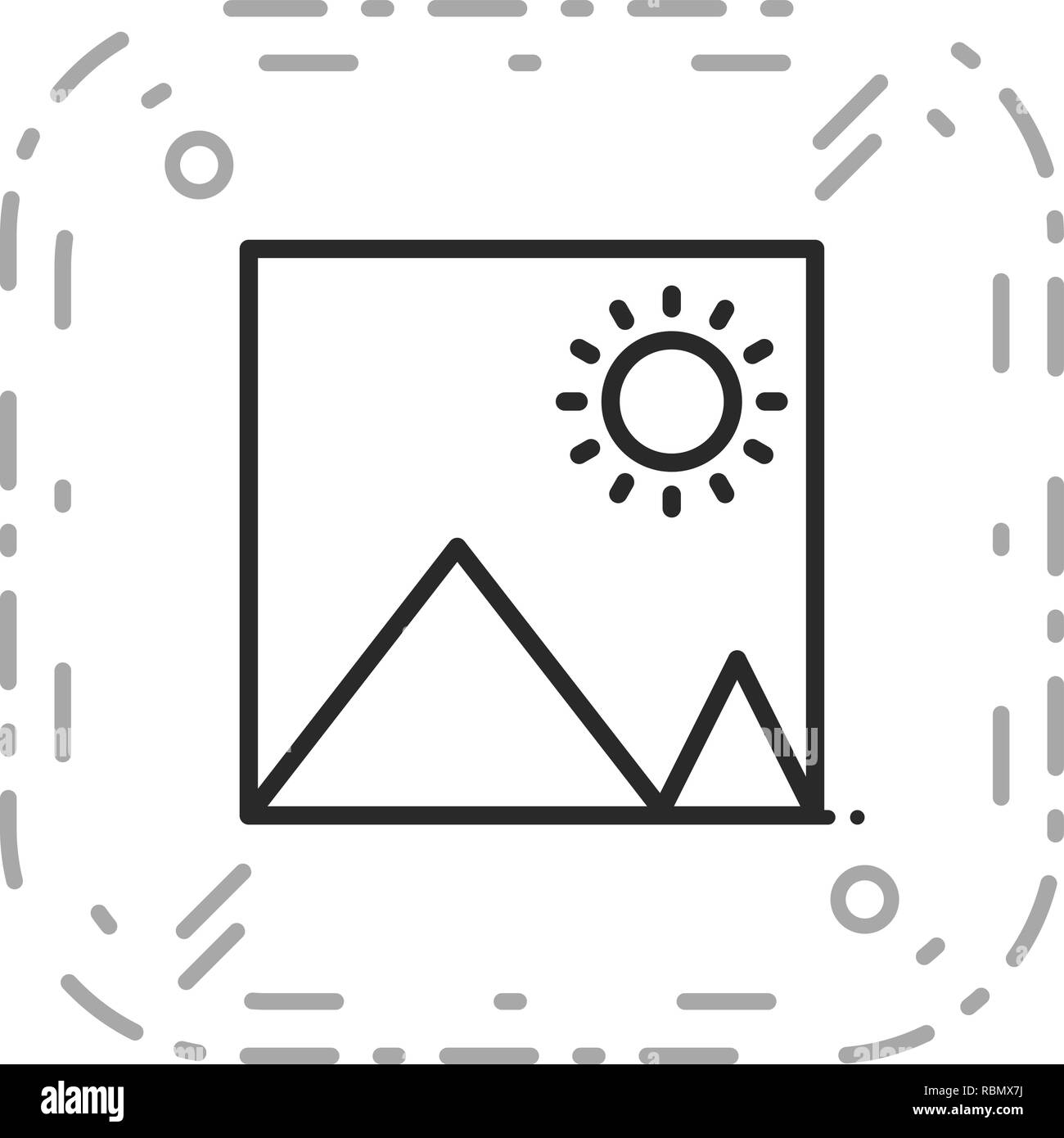 Vector Picture Icon Stock Vector Image & Art - Alamy