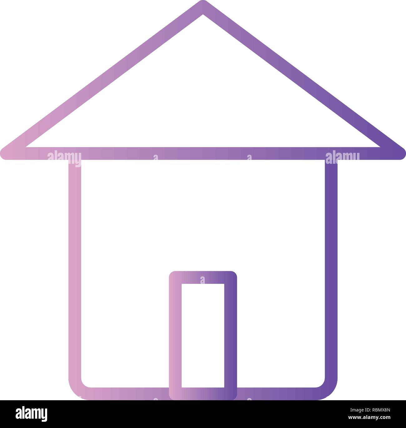 Vector Home Icon Stock Vector