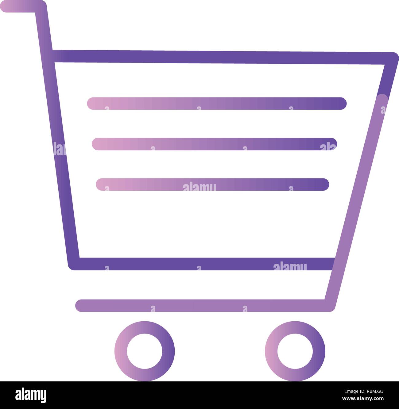 Vector Cart Icon Stock Vector
