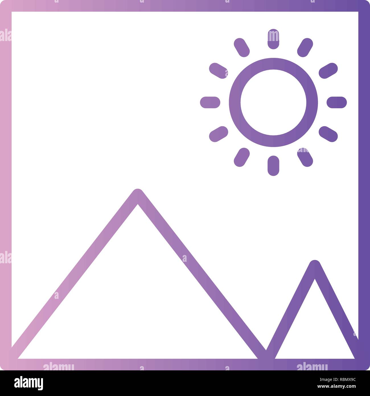 Vector Picture Icon Stock Vector