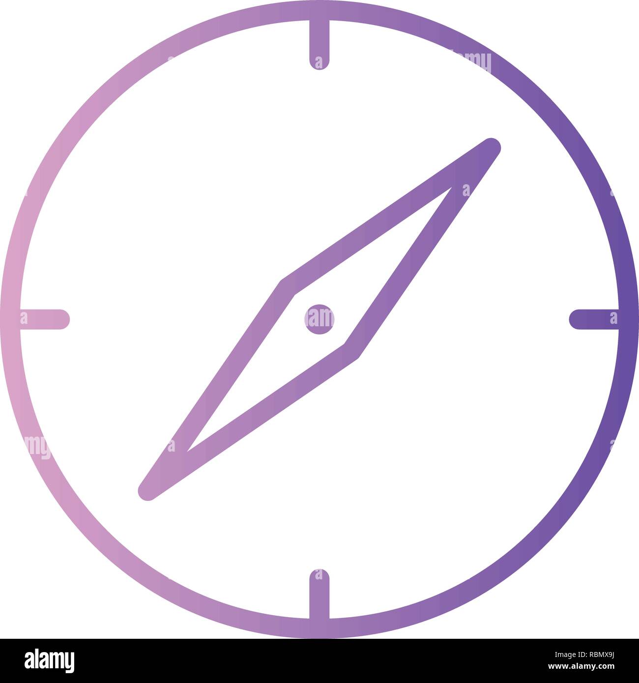 Vector Compass Icon Stock Vector Image & Art - Alamy