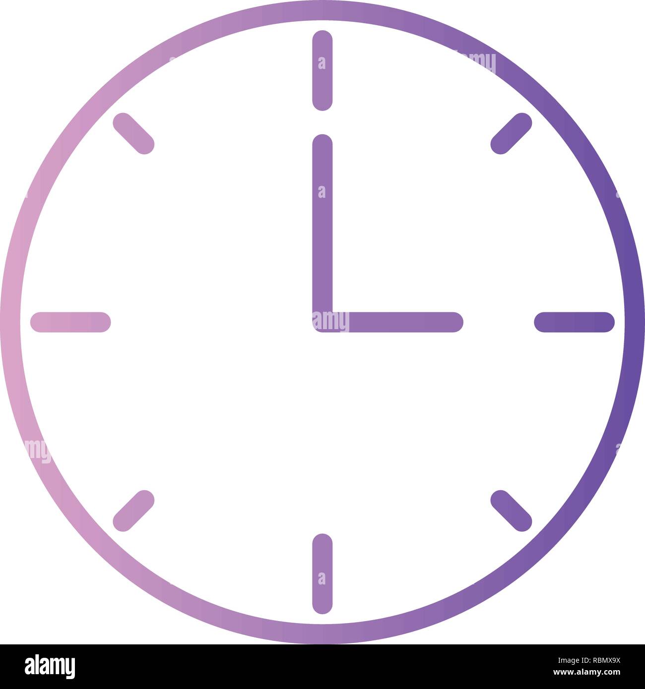 Vector Clock Icon Stock Vector