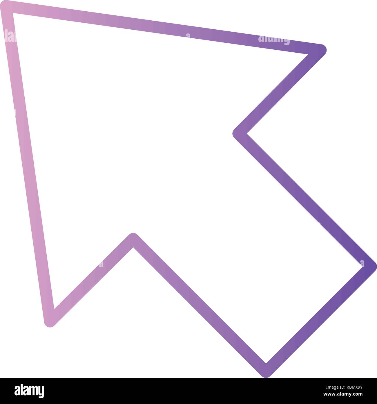 Vector Cursor Icon Stock Vector Image & Art - Alamy