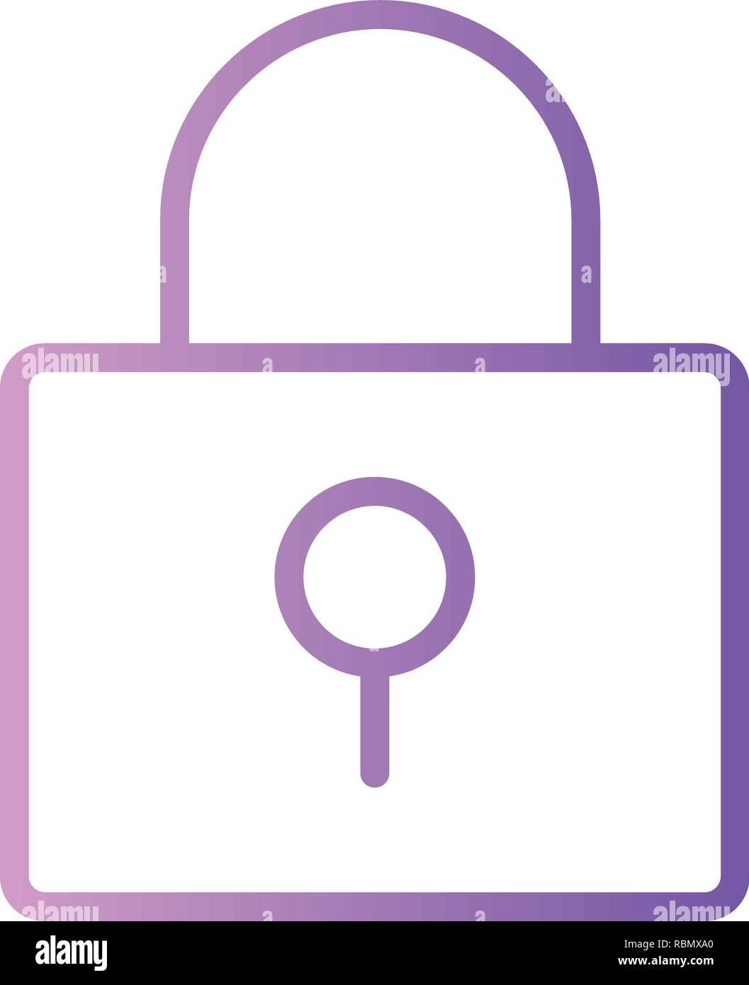 Vector Lock Icon Stock Vector Image & Art - Alamy