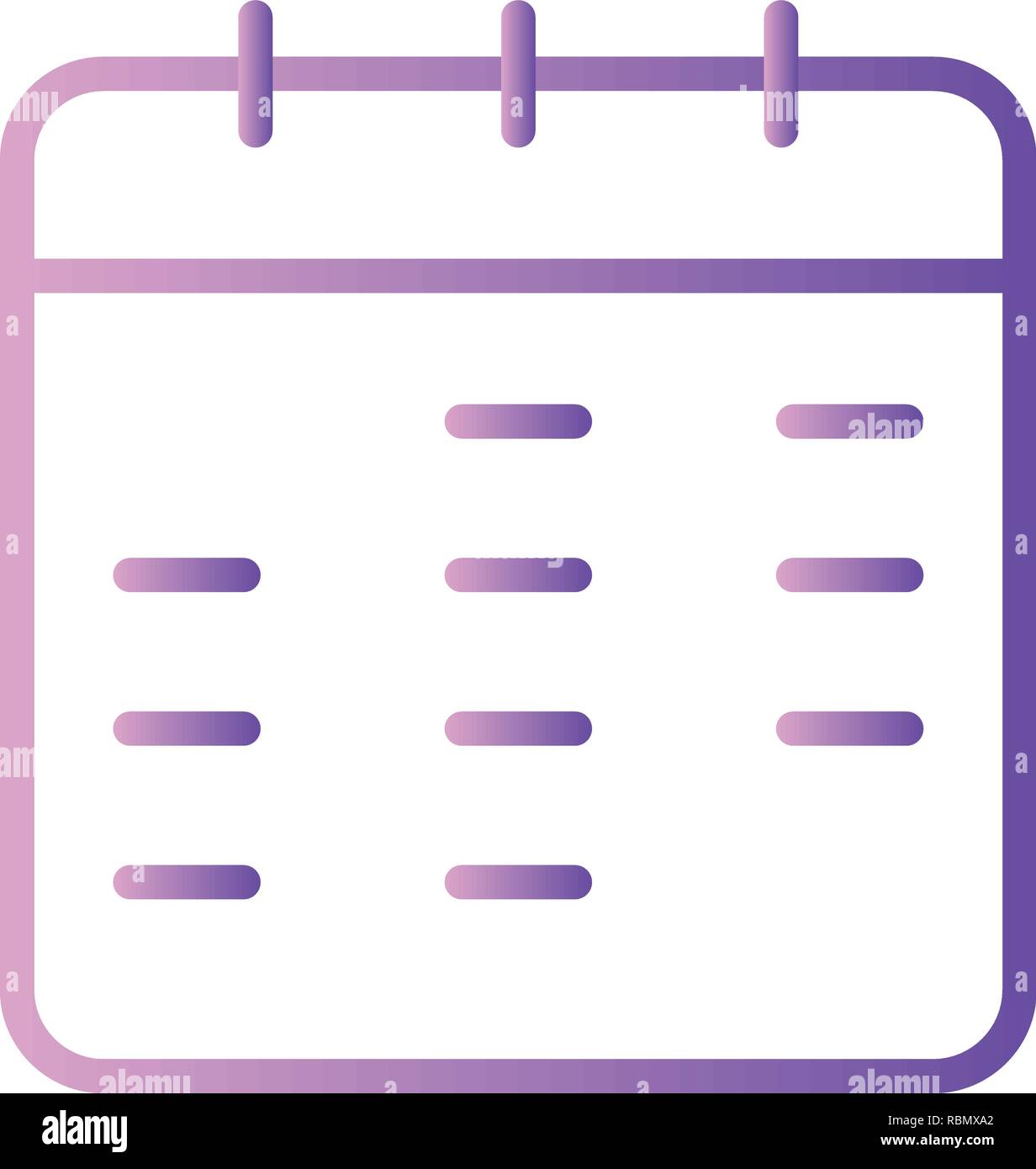 Vector Calendar Icon Stock Vector Image & Art - Alamy