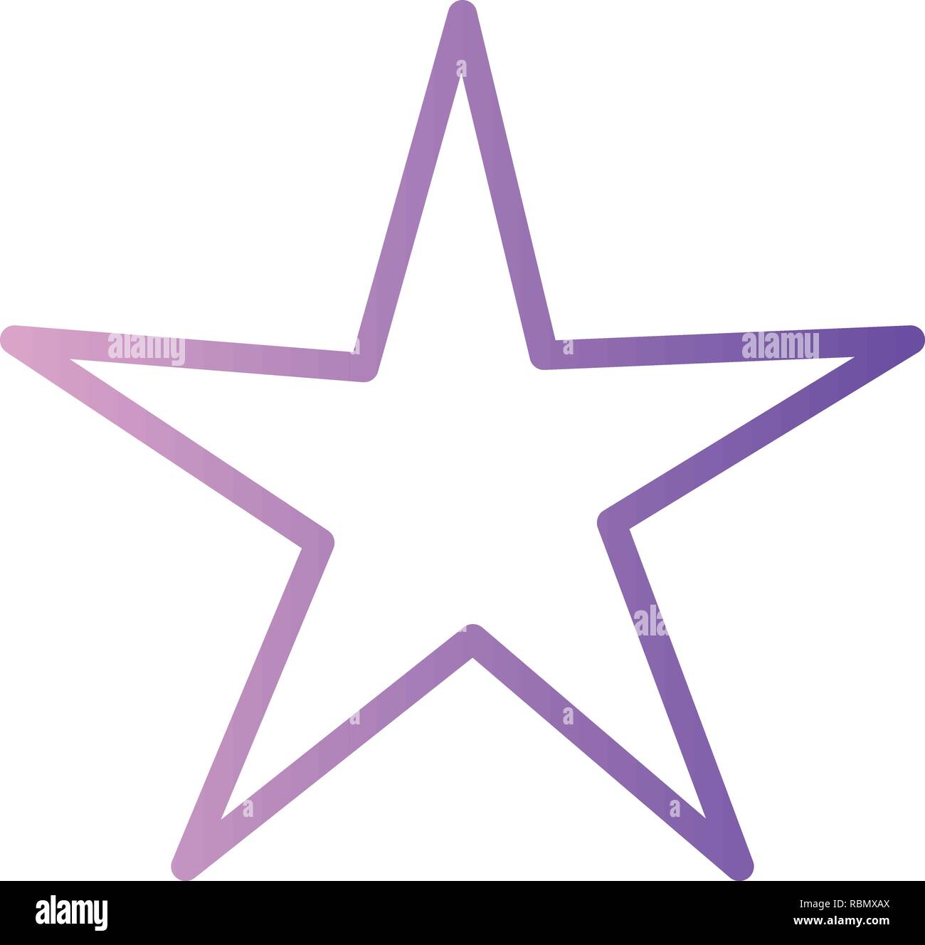 Vector Star Icon Stock Vector