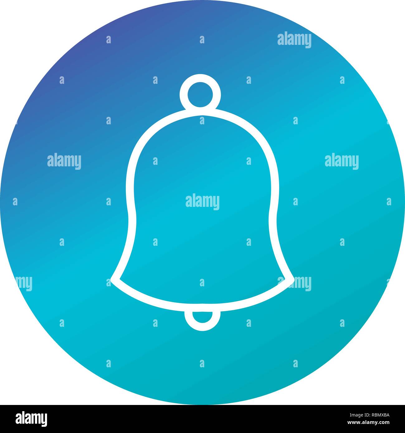 Vector Notification Icon Stock Vector