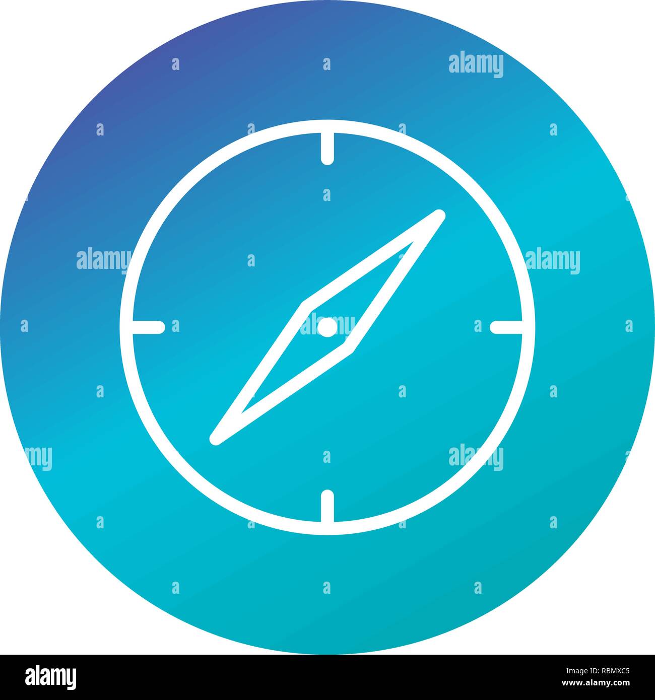 Vector Compass Icon Stock Vector Image & Art - Alamy