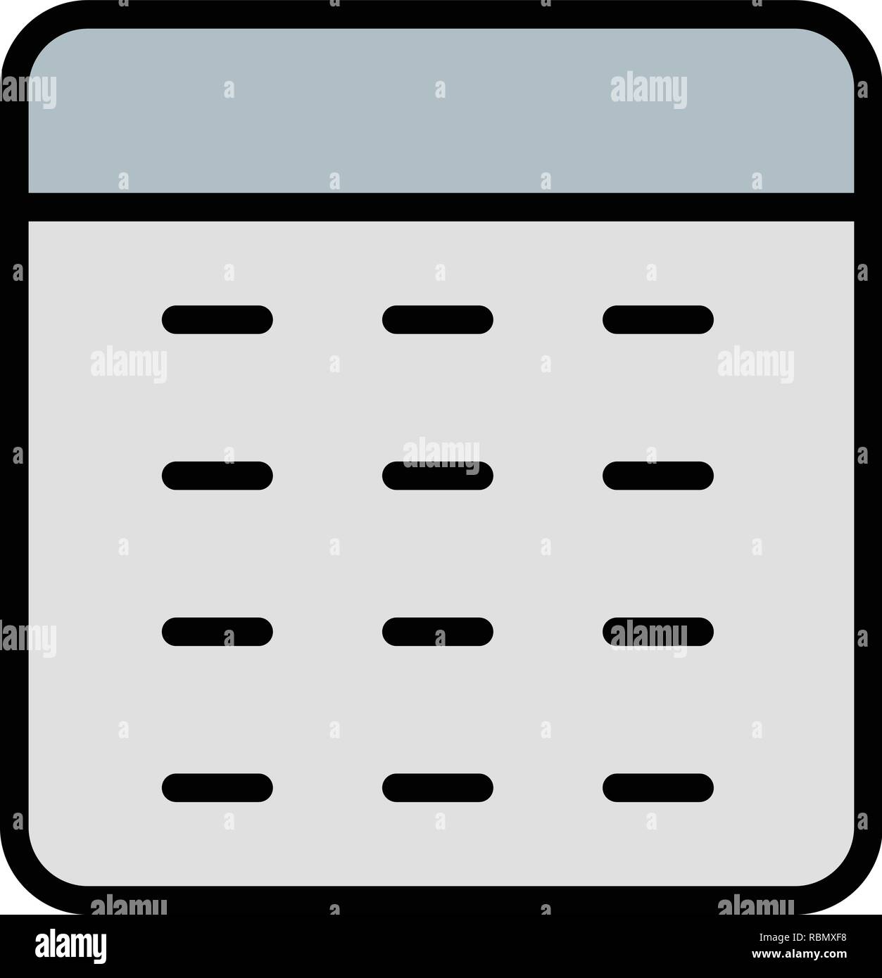 Vector Calculator Icon Stock Vector