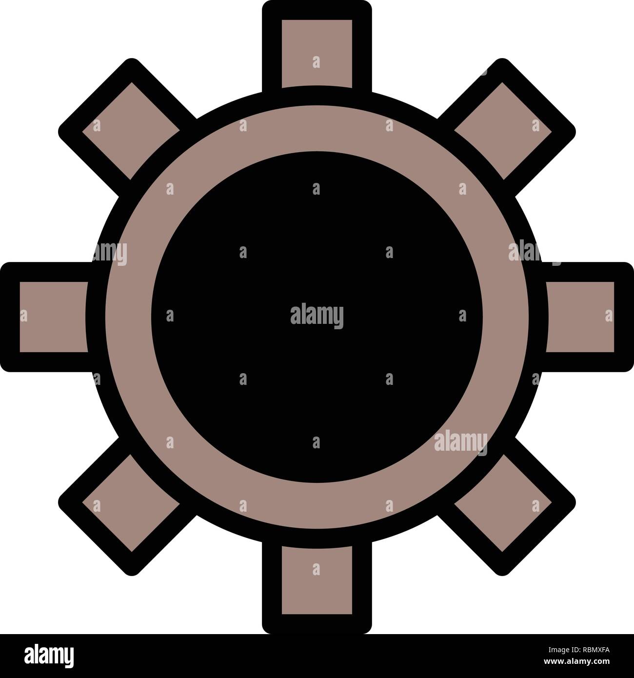 Vector Settings Icon Stock Vector