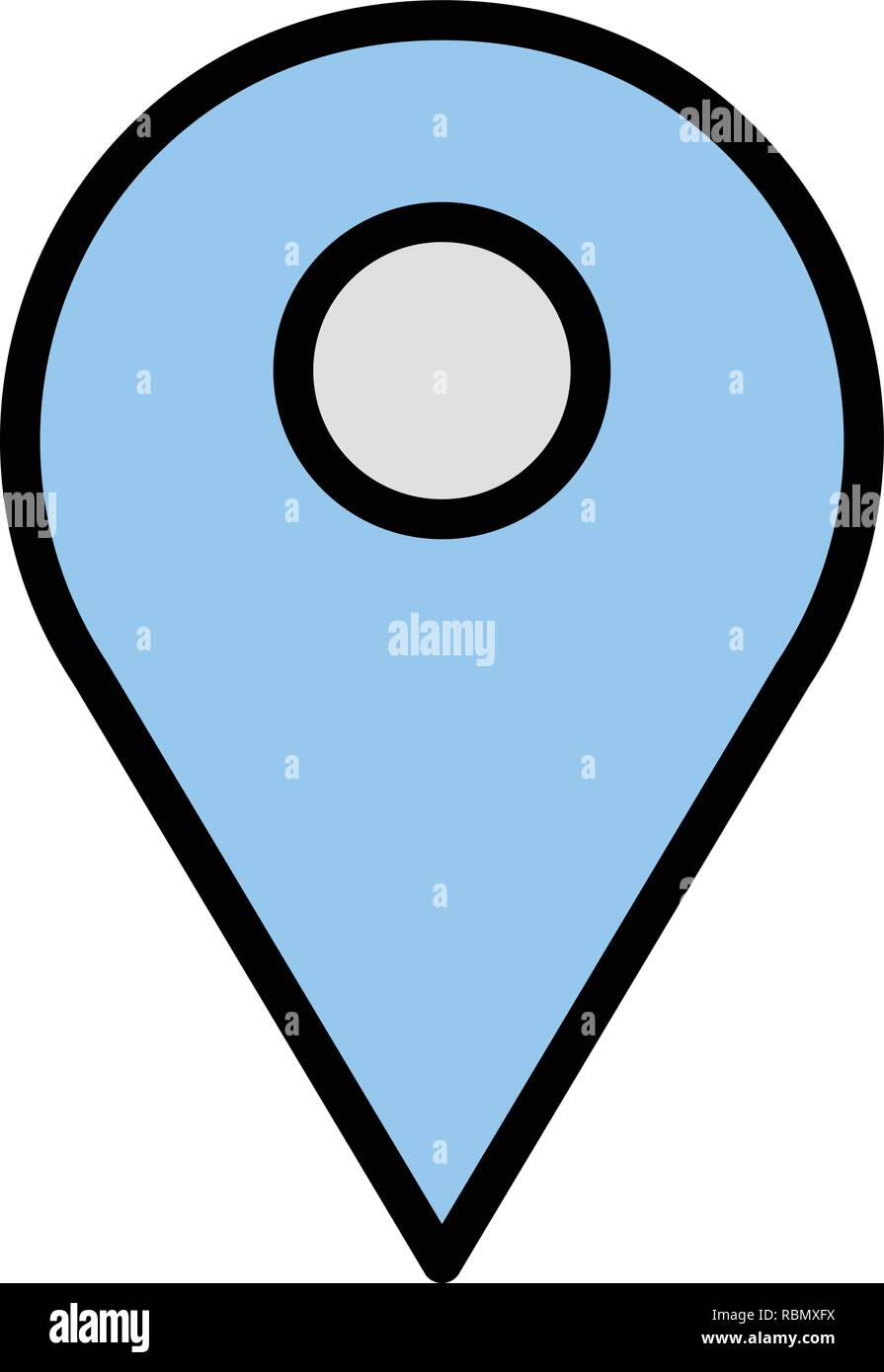 Vector Location Icon Stock Vector