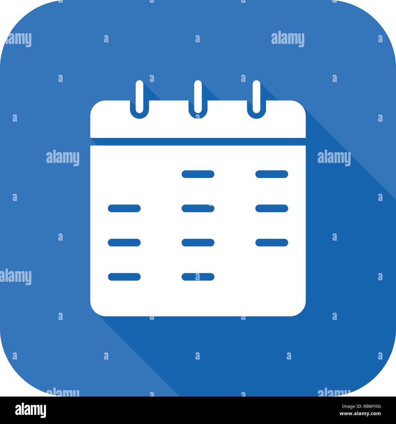 Vector Calendar Icon Stock Vector