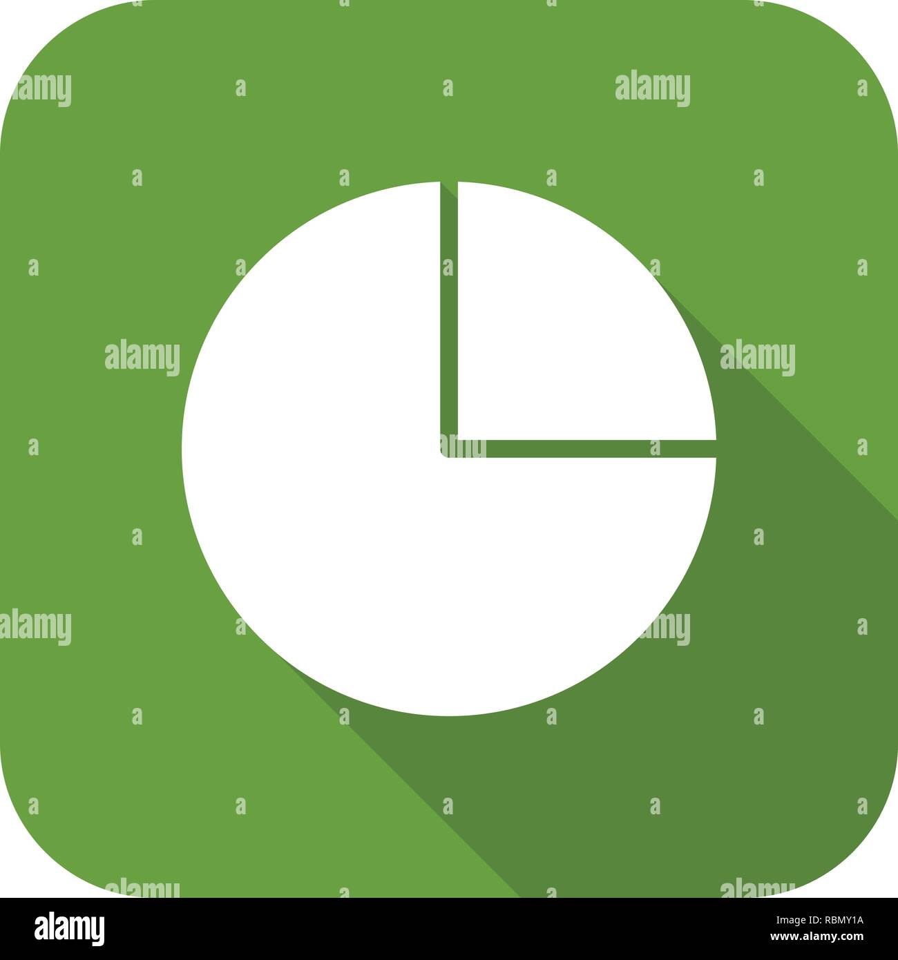Vector Pie Chart Icon Stock Vector