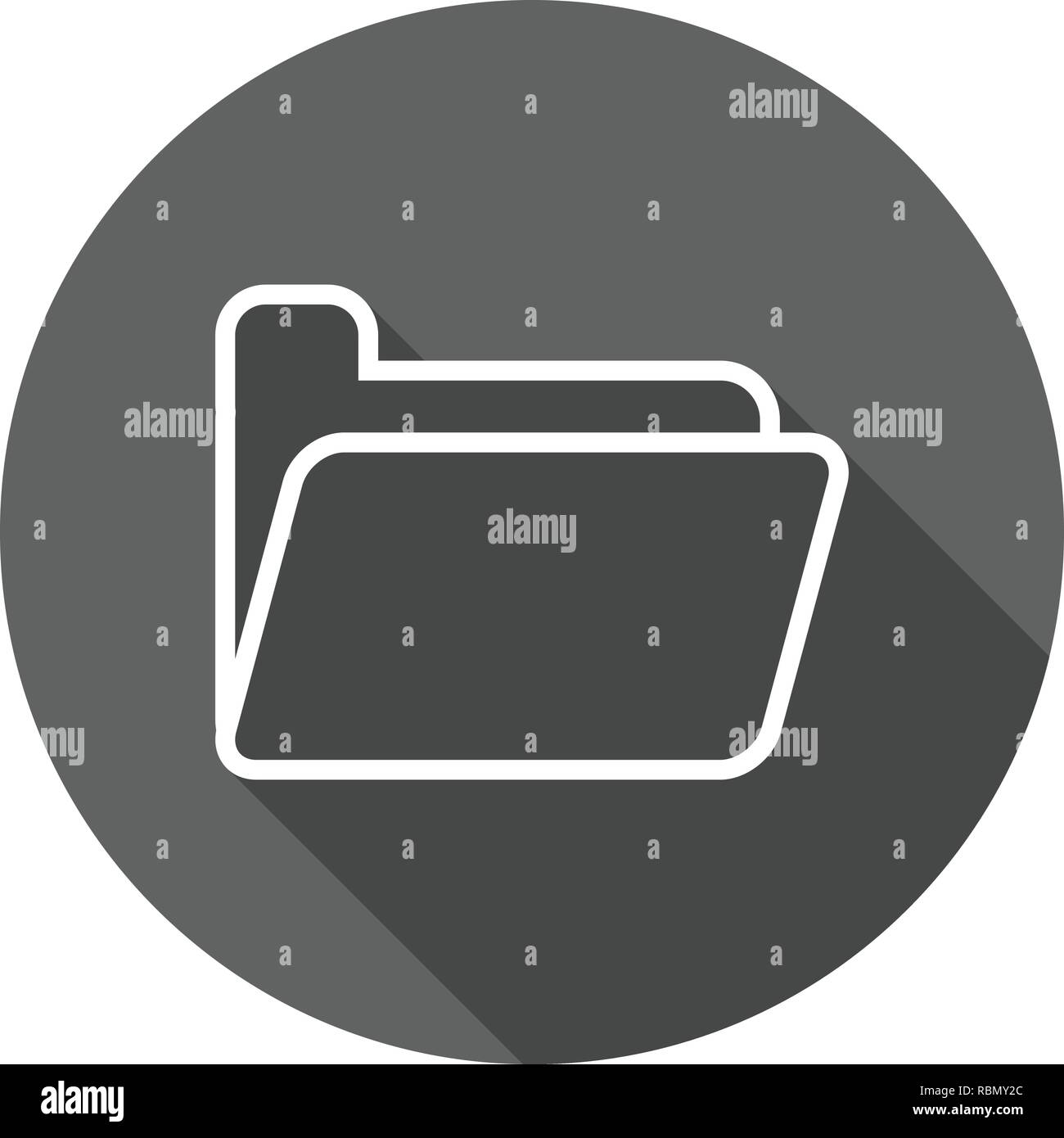 Vector Folder Icon Stock Vector