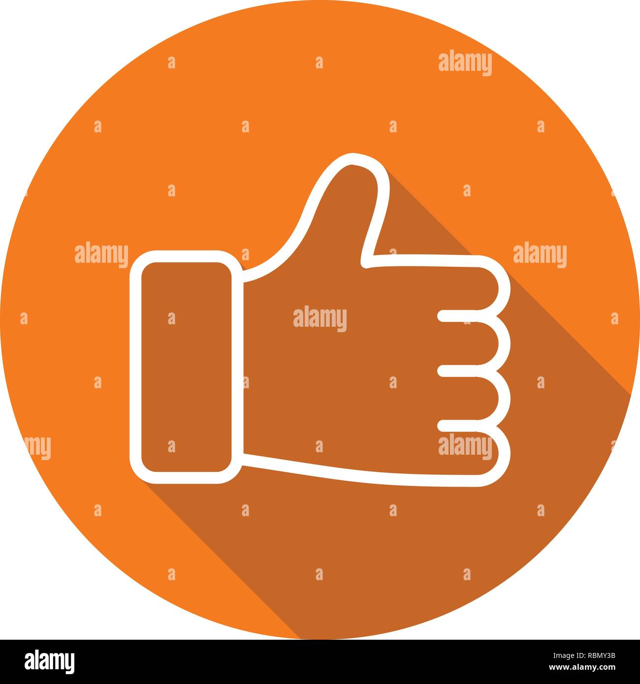 Vector Like Icon Stock Vector