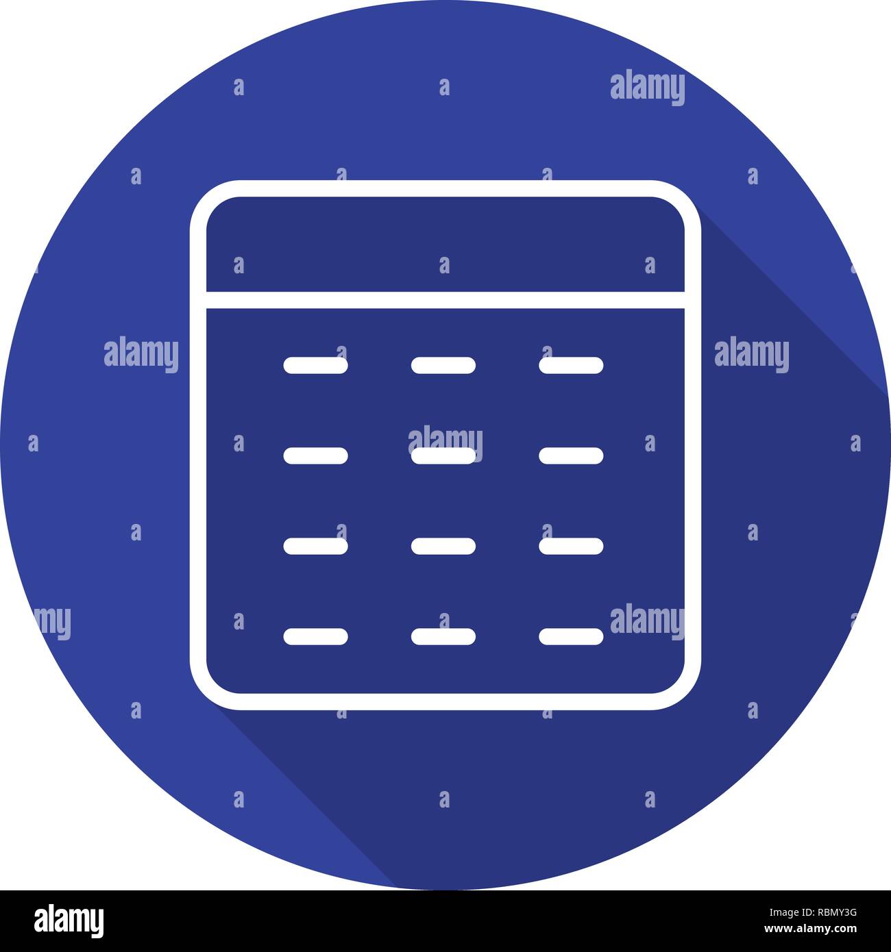 Vector Calculator Icon Stock Vector
