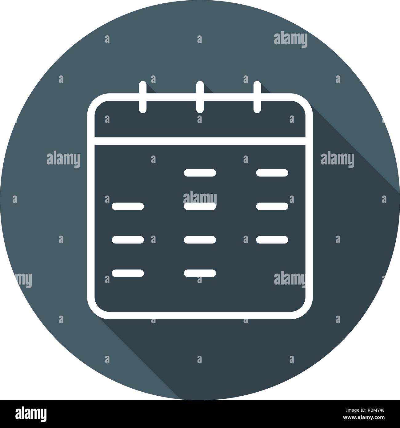 Vector Calendar Icon Stock Vector Image & Art - Alamy