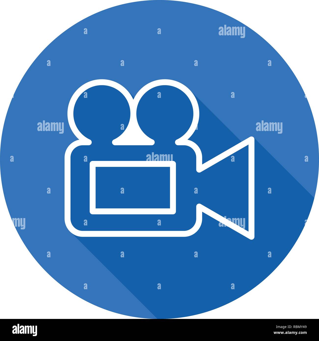 Vector Video Camera Icon Stock Vector
