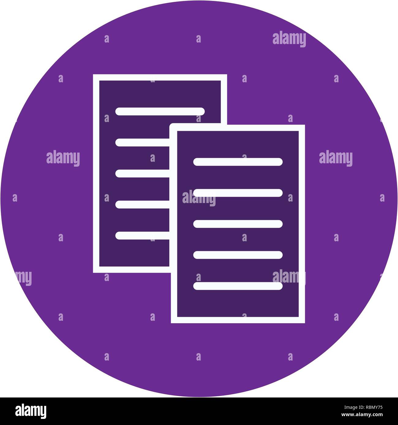 Vector Files Icon Stock Vector